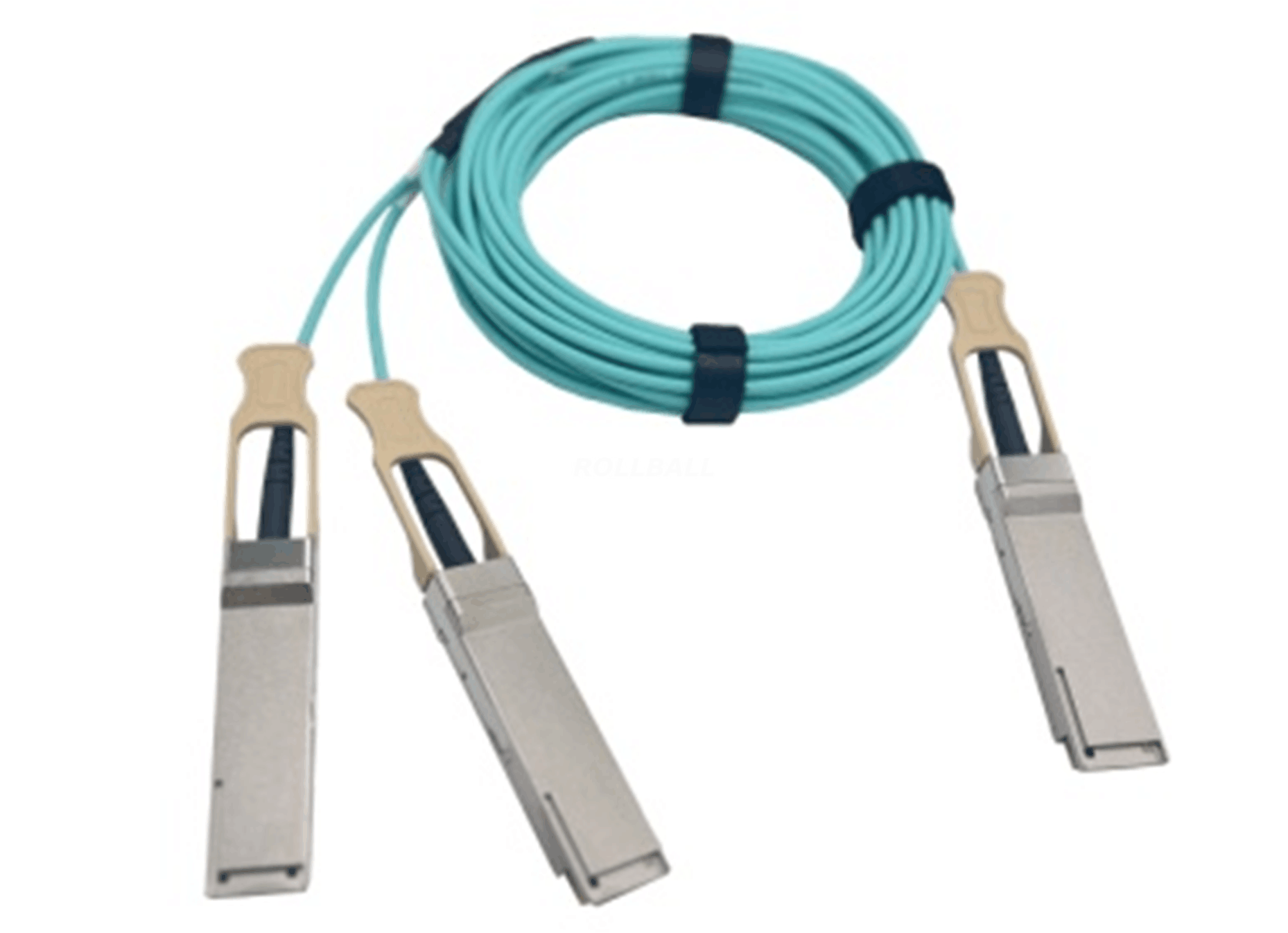 200G QSFP56 to 2x100G QSFP56 Active optical Cable - AOC cable 20m