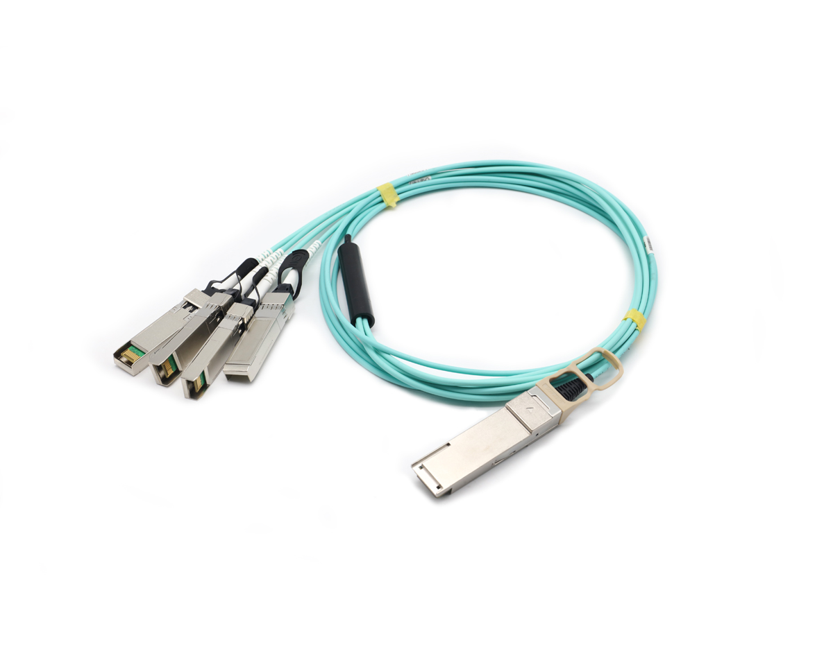 100g qsfp28 to 4xsfp28 aoc cable 2